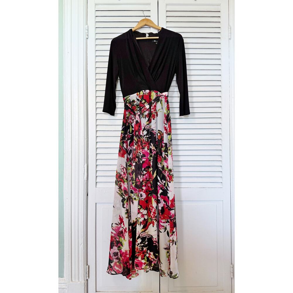 Chetta B Maxi Longsleeved Dress